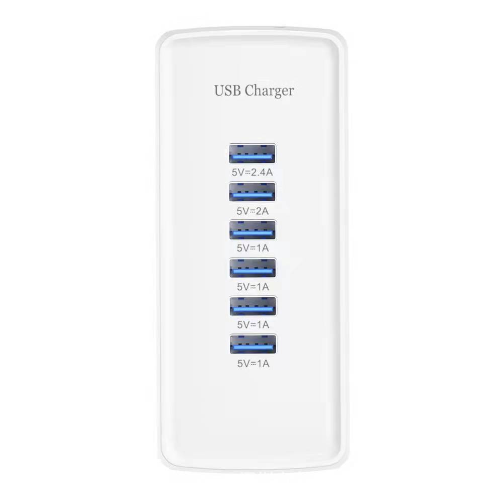 Desktop smartphone charger USB6-port convenient charger multi-port MP3 travel charger