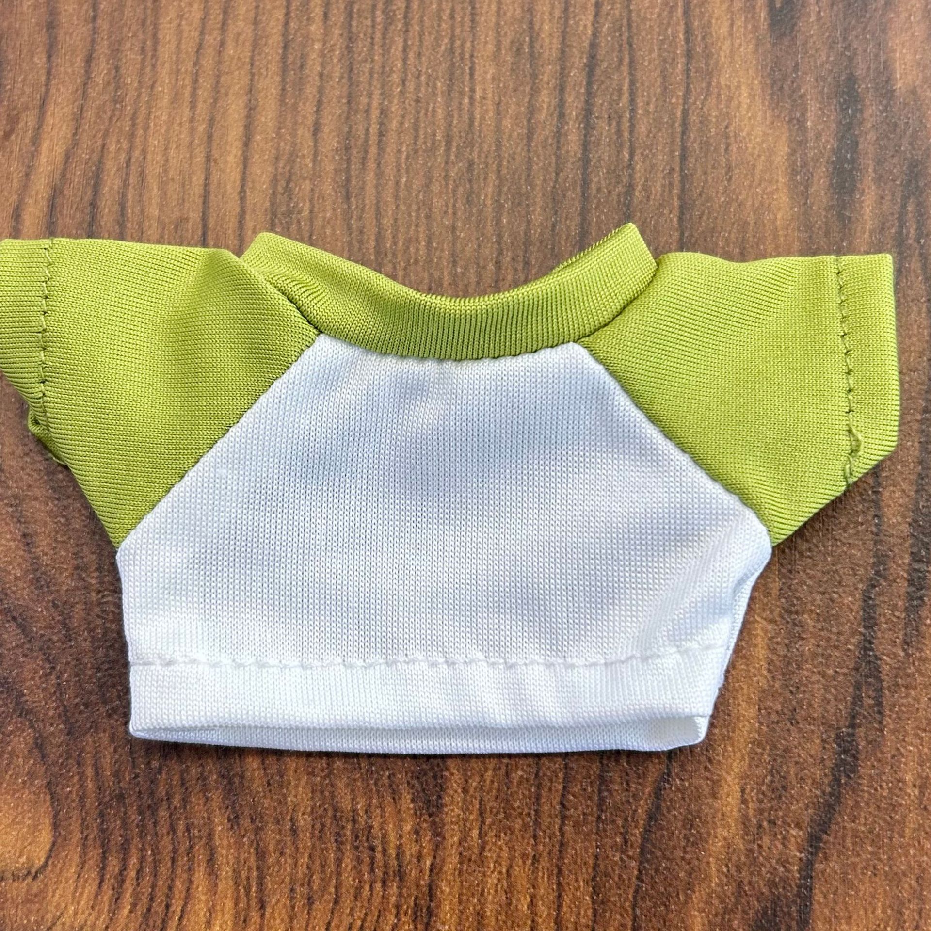 10cm cotton doll color block short sleeve T-shirt doll clothing 15cm ShellieMay kt Wallace and Gromit replaceable clothing wholesale