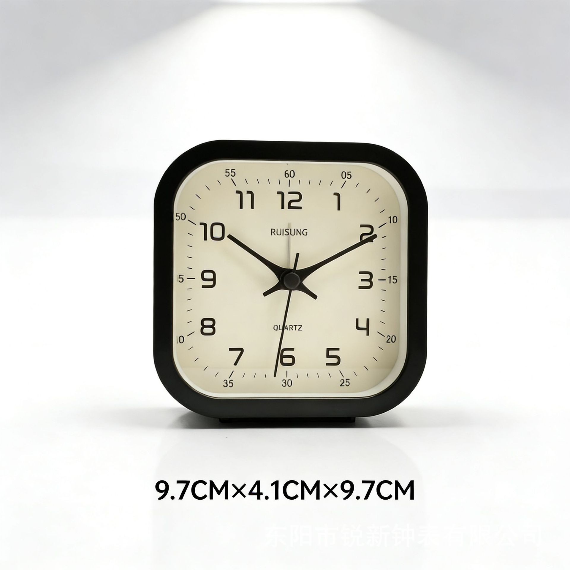 Simple bedside bell desk clock children desktop table silent clock student bedroom alarm clock