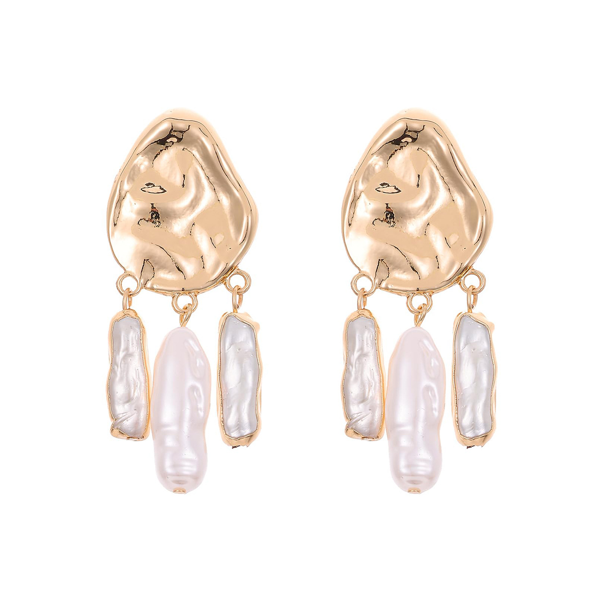 2024 new trendy earrings popular metal earrings