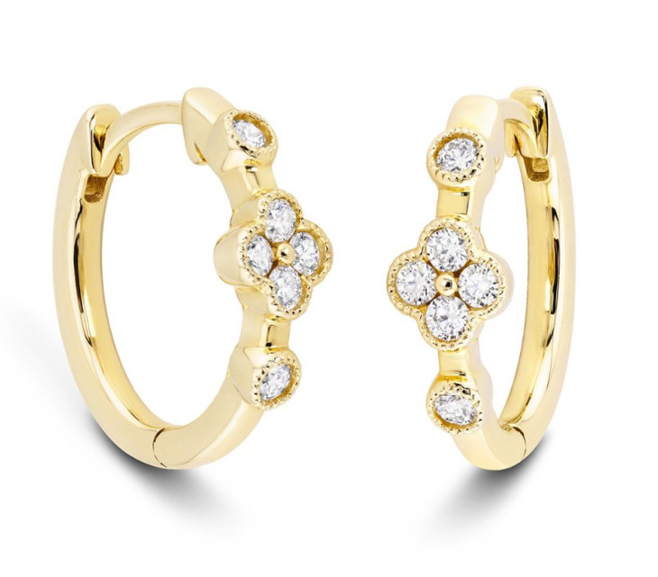 Sterling silver 925 star ear hoop ear buckle earring women's ear accessories jewelry