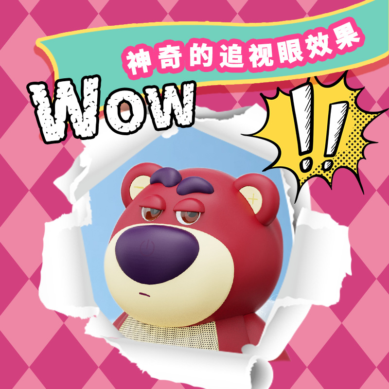 Disney new genuine Strawberry Bear wireless Bluetooth speaker small steel cannon audio