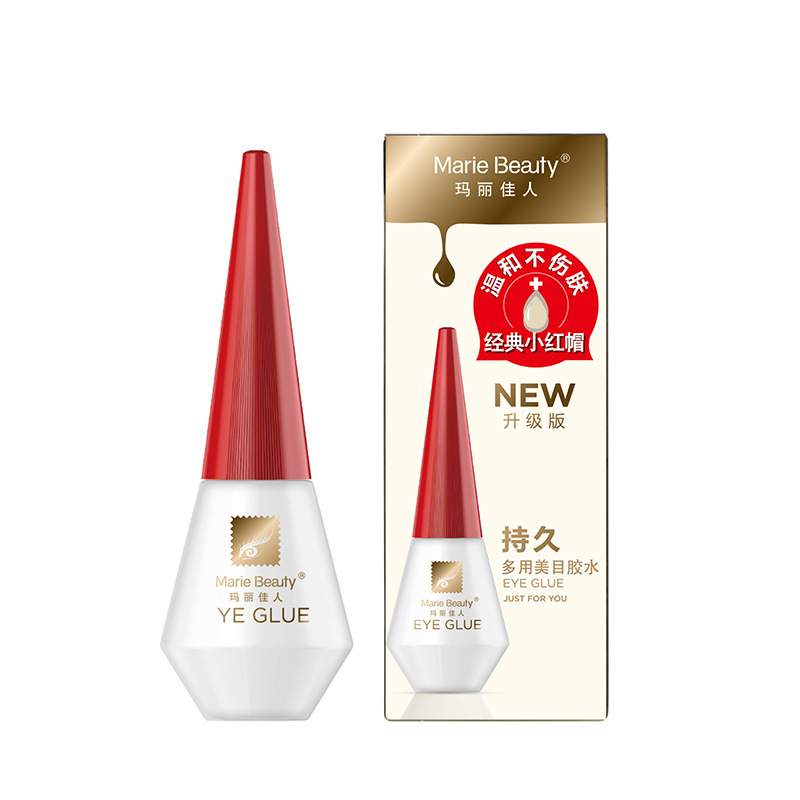 Shanghai Mary Jane glue multi-purpose eyelid glue red cap white glue double eyelid sticker false eyelash transparent glue