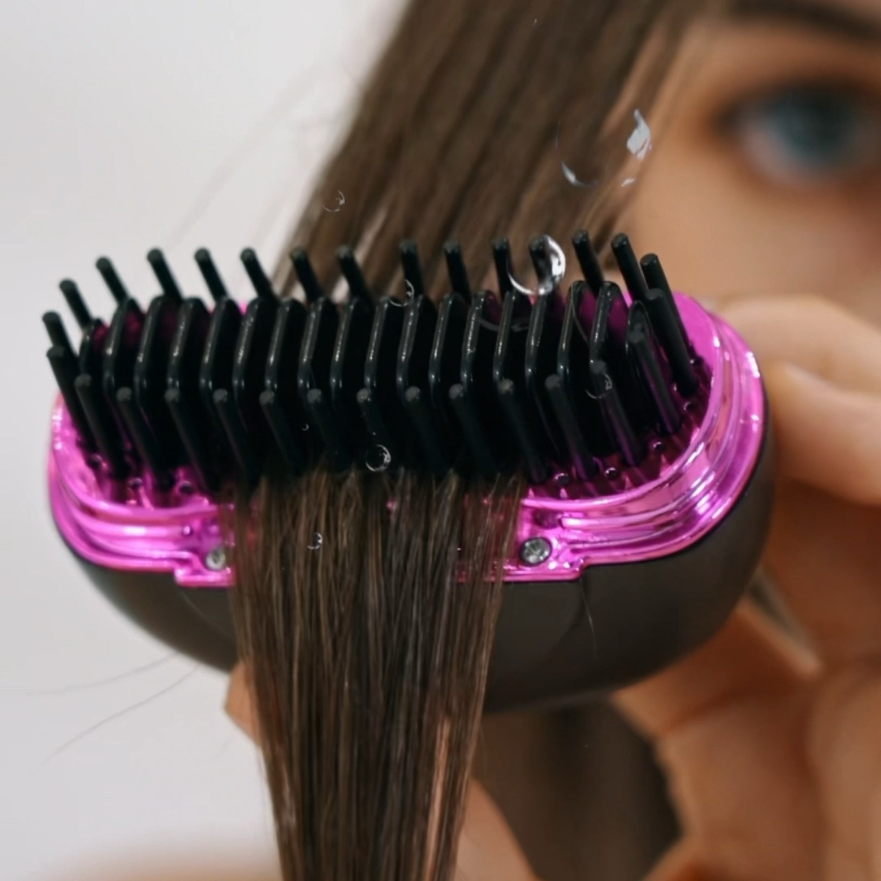Charging Mini Straightening Comb Wireless Portable New Straightener Hair Care Non-Damaging Styling