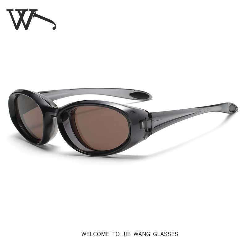 New Outdoor Hiking Cycling Sports Windproof Sunglasses Plain Face Sunglasses for Men and Women