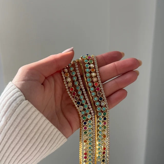 18K Gold Plated Women's Bracelet Not Easy to Fade