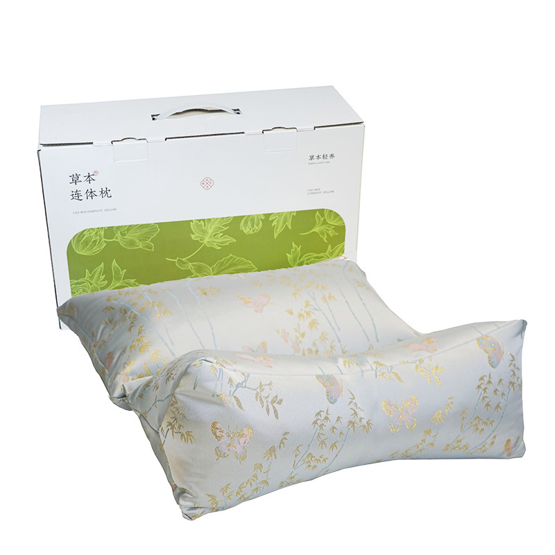 Festival Mugwort Cervical Triangle Pillow Home Use Sleep Neck Protection Gift Box Long-lasting Non-collapsing Mugwort Cervical Pillow