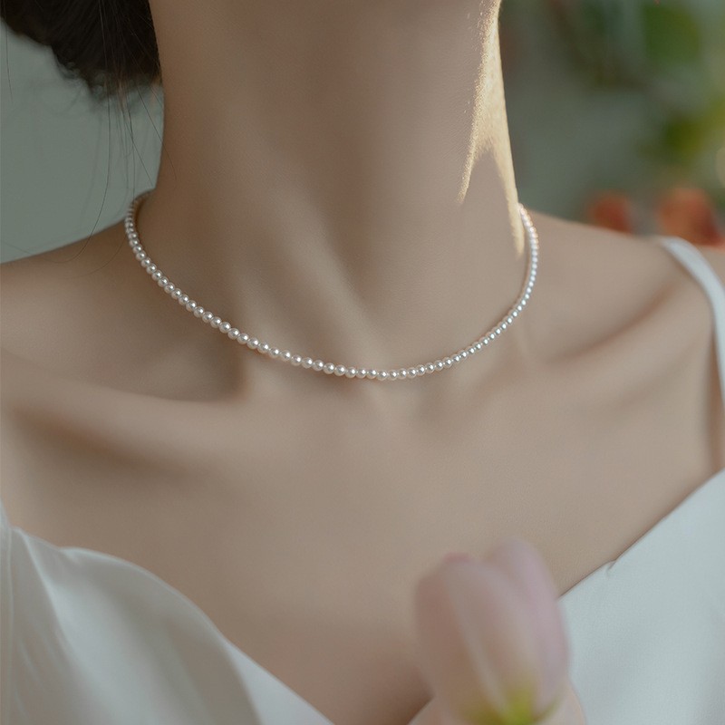 Qingdao giant fine Czech pearl necklace choker four-season accessories women's beads