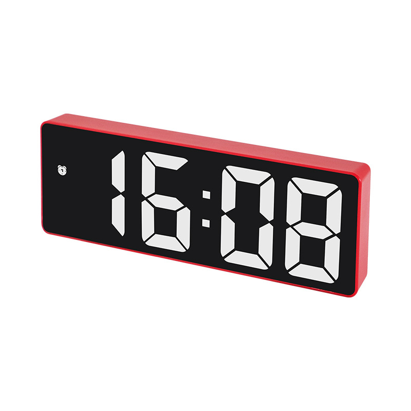 LED Electronic Alarm Clock Simple Style Clock Battery and Plug-in Dual Use Zhongyida Time 0712