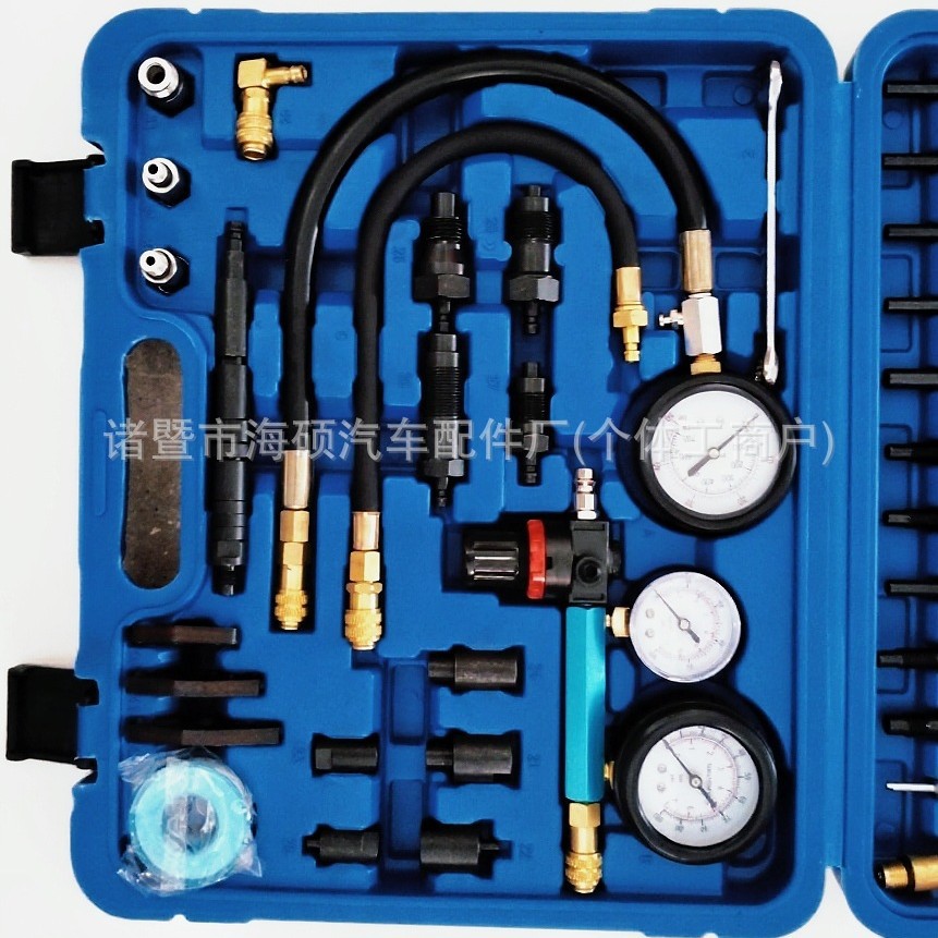Diesel Cylinder Pressure Gauge Engine Compression Pressure Loss Tester Test Tool