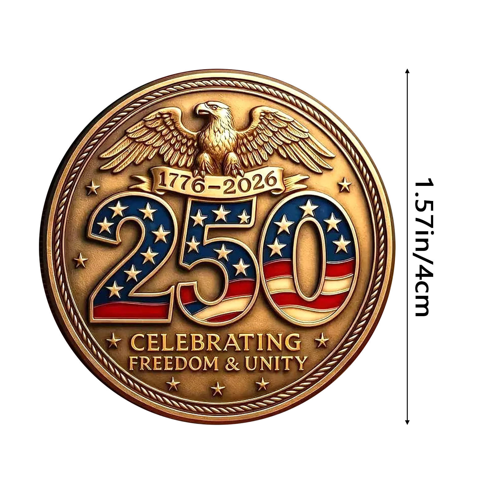 美国250周年纪念币The 250th Anniversary Independence Day Coin