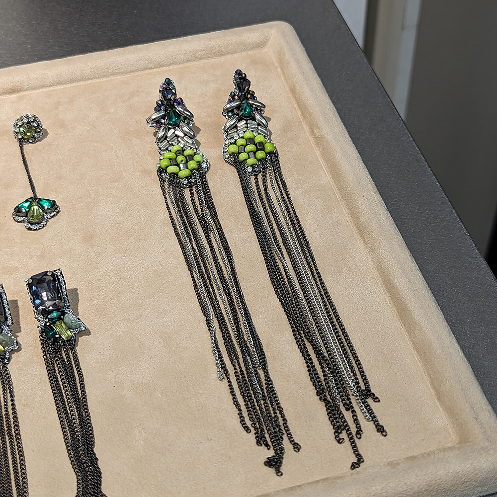 Best Seller! Exaggerated Handmade Beaded Fabric Tassel Vacation Earrings Collection