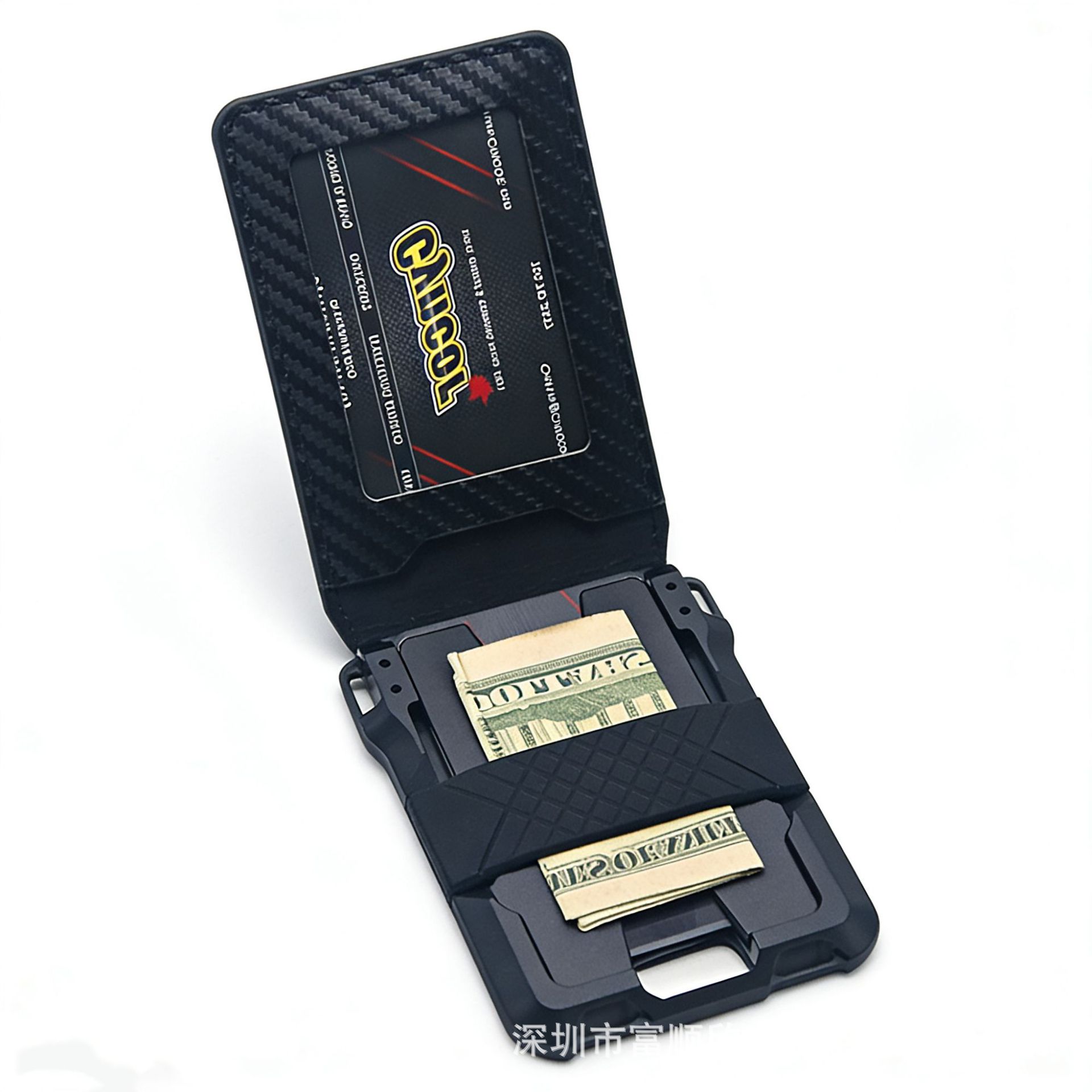 Driver's License Wallet Metal RFID Card Holder Card Case Anti-theft Brush Aluminum Alloy Credit Card Clip Bank Card