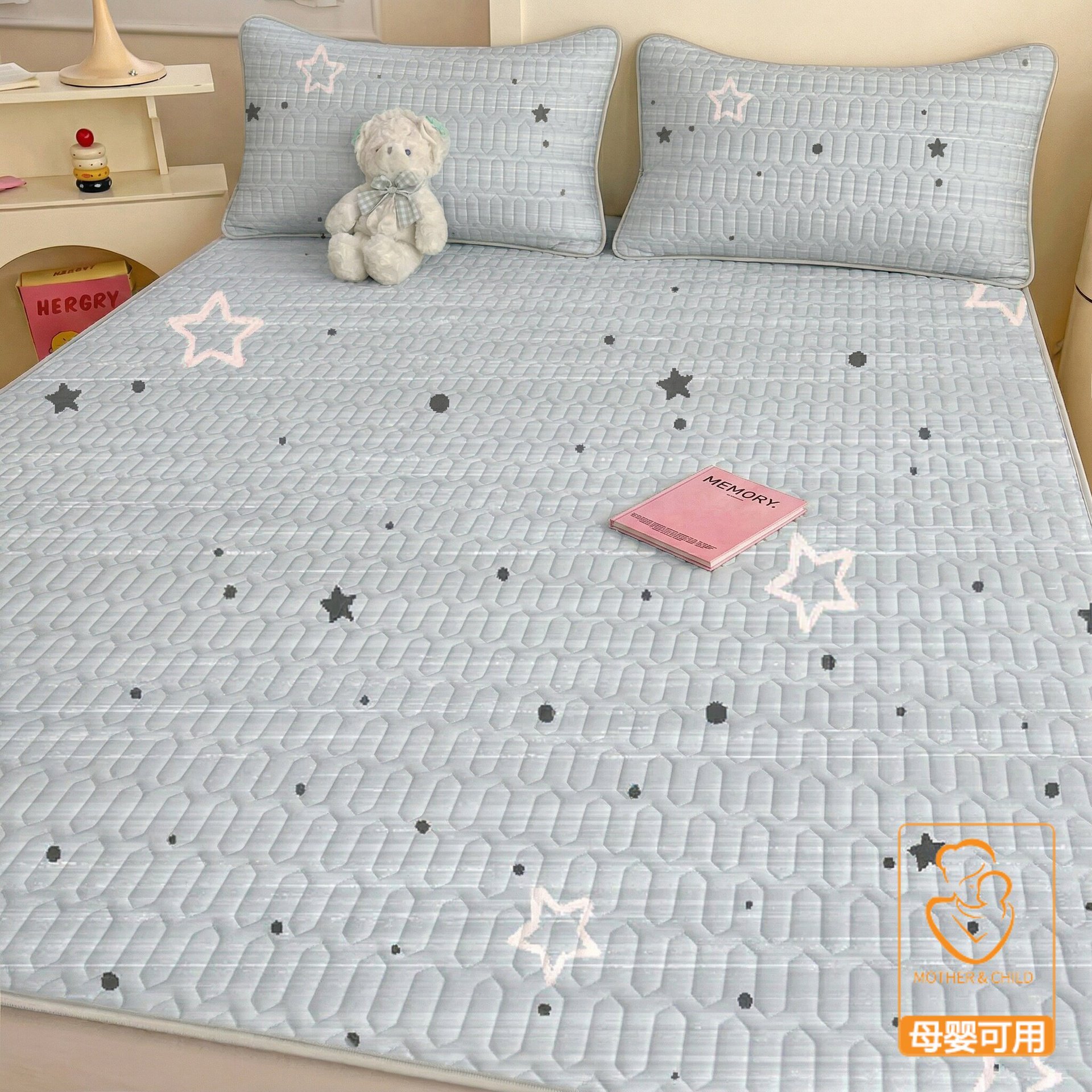 Summer a class cool ice silk latex cool mat mattress soft pad household bedroom 180x200 anti-slip bed sheet mattress pad