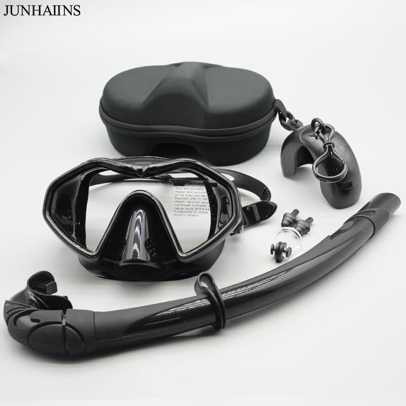 JUNHAIINS wet diving mask high-definition anti-fog snorkeling scuba diving mask free diving single lens large