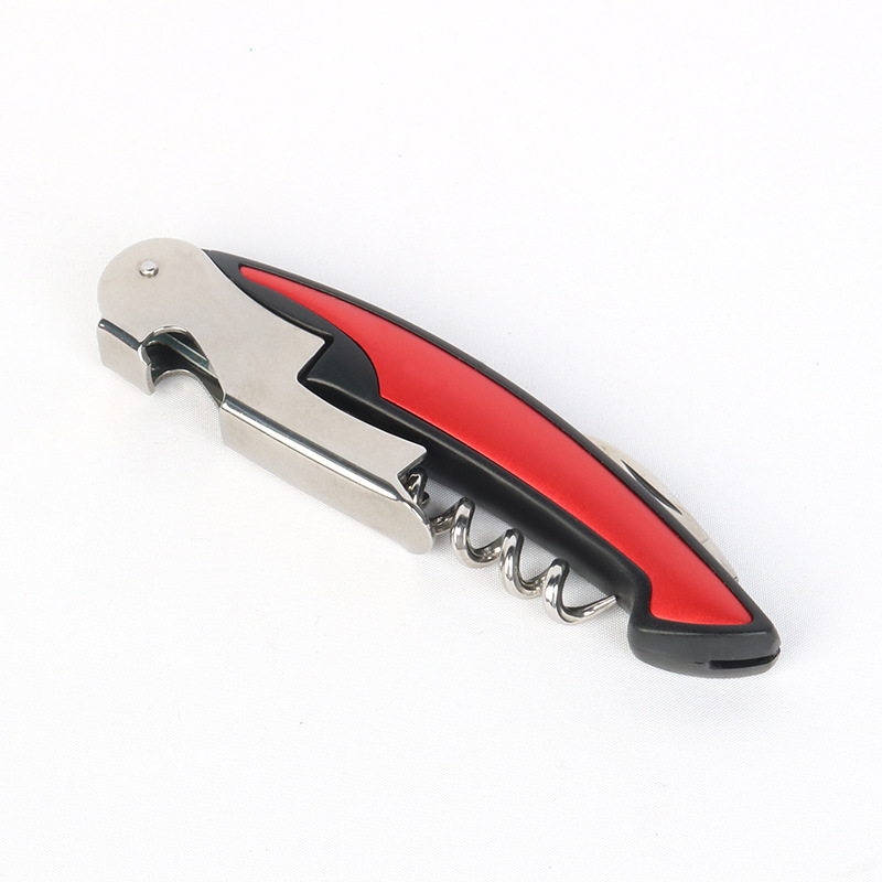 Red Wine Opener 2-Piece Tool Waiter's Friend Wine Opener Opening Small Gift Customizable