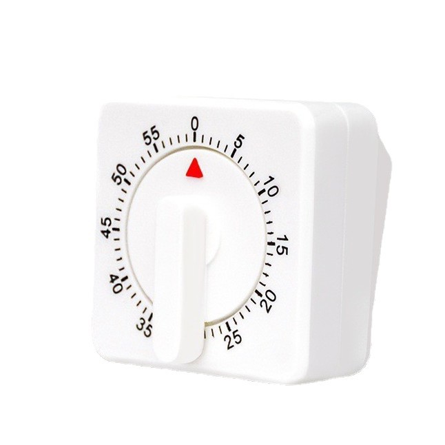 Simple Mechanical Timer Kitchen Small Square Decoration Timer Reminder Eco-Friendly Energy Saving No Battery Needed Timer