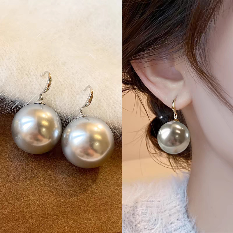 s925 silver pearl earrings for women, unique and beautiful ear accessories, ear drops