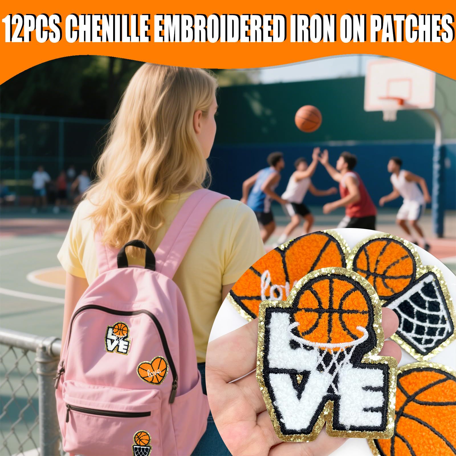 Kulemi Football Basketball Rugby Baseball Chenille Towel Embroidery Computer Embroidery Patch