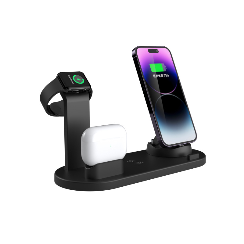 Four-in-One Wireless Charger Base for Apple Phone Airpods iwatch Wireless Charger