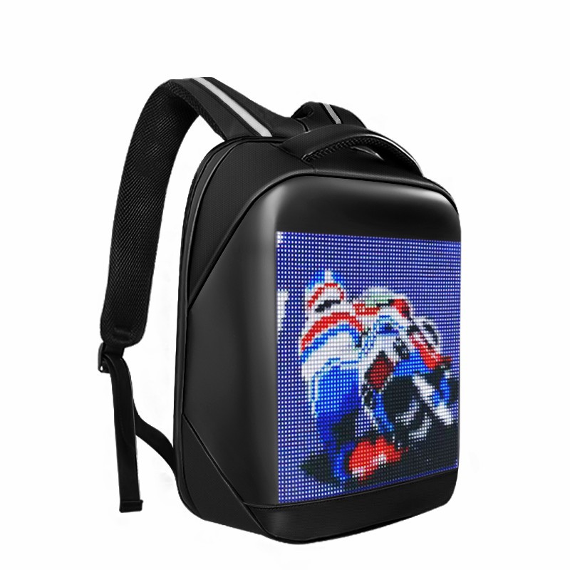 New Crossbody Bag, LED Backpack, Outdoor Portable LED Advertising, Didi LED Dynamic Backpack, LED Screen