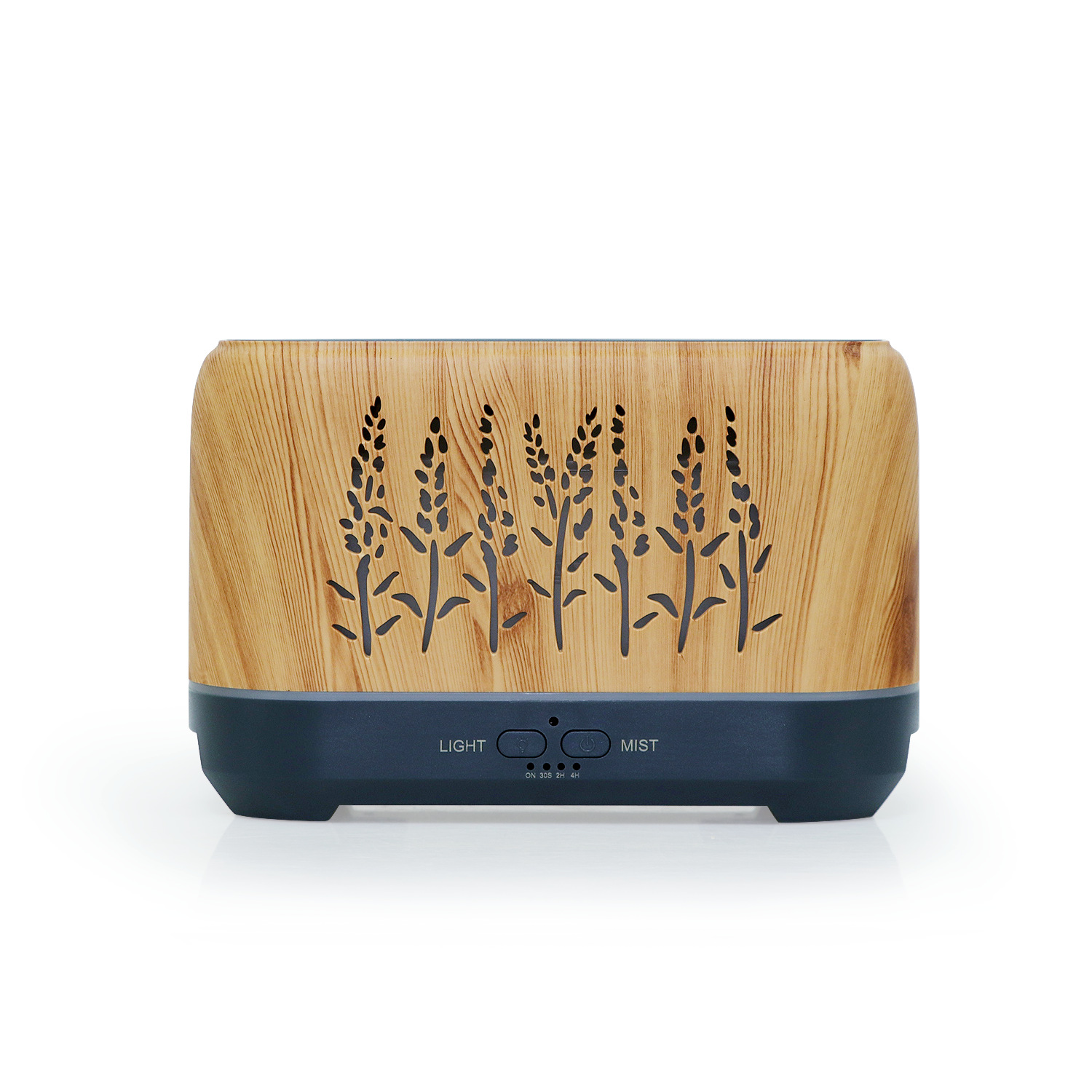 200ml New Product Wood Grain Hollow Wheat Ear Flame Humidifier Home Flame Essential Oil Aromatherapy Diffuser Product
