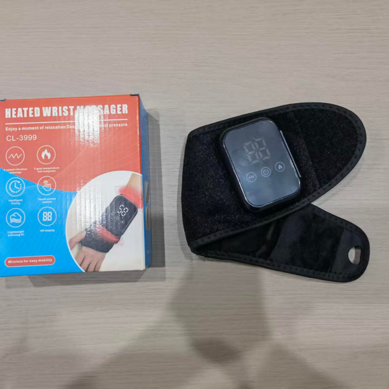 Hand Massager Wrist Heat Compress Tenosynovitis EMS Electric Pulse Wrist Joint Physiotherapy Heating Wrist Massager