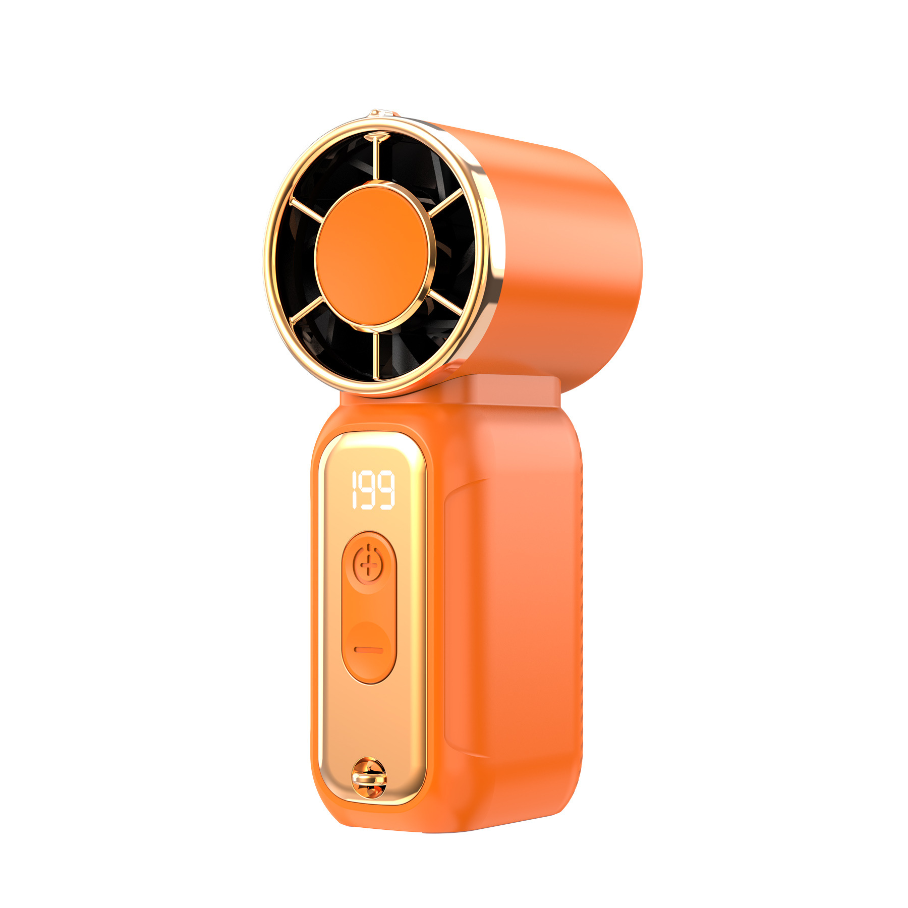 2026 High Speed Mini Handheld Fan USB Rechargeable Long Battery Life Turbo Violent Portable Small 199 Speed Settings