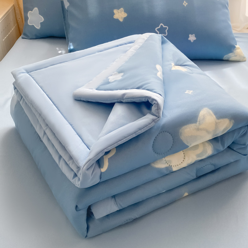 Ultra-cool summer quilt machine washable 2026 new summer air conditioner quilt summer thin quilt student single summer quilt