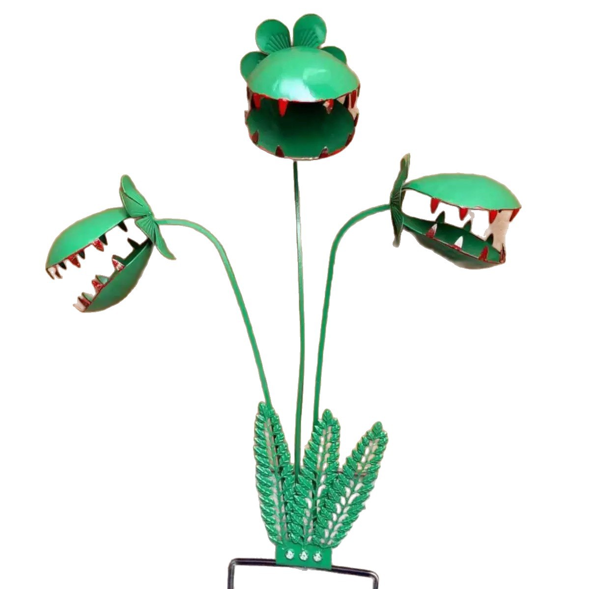 Garden Plug Flower Branch Insert Venus Flytrap Ground Insert Outdoor Ground Insert Decoration