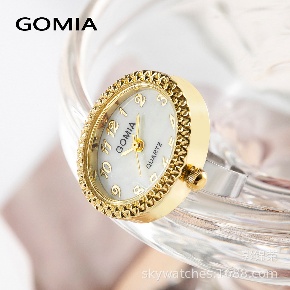 New Oval Ring Watch GOMIA Waterproof Finger Watch Ring Adjustable Digital Small Watch