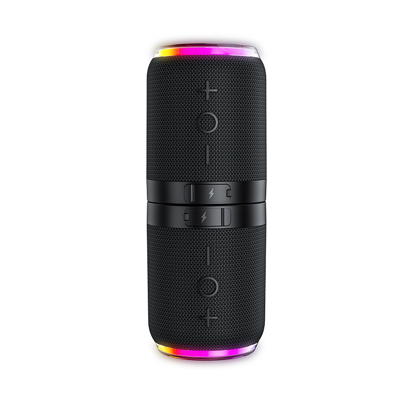 Portable Magnetic Two-in-One RGB Cloth TWS Couplet Bluetooth Small Speaker Fast Shipping