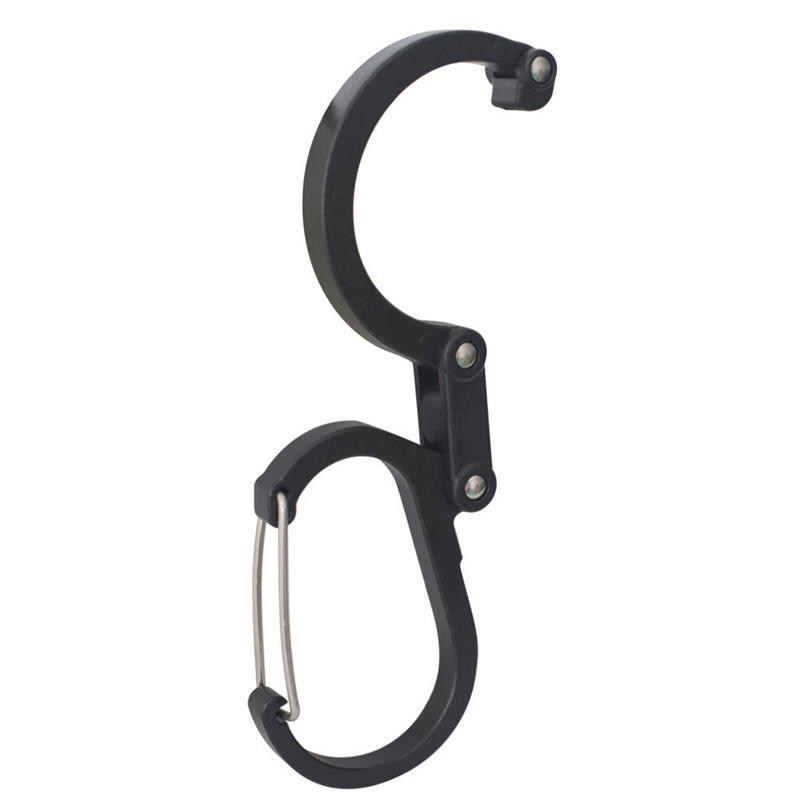 D-Shape Carabiner Aluminum Alloy Quick Hook Outdoor Sports Equipment Tool Multi-Functional Safety Outdoor Climbing Carabiner