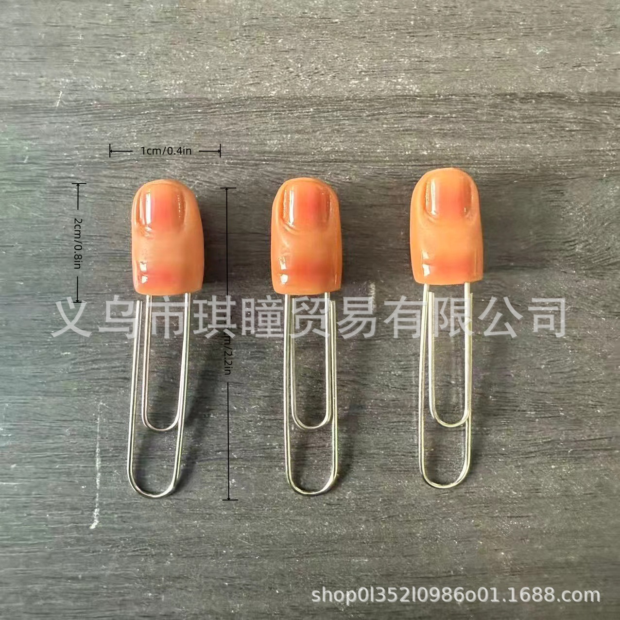 2026 Finger Paperclip Bookmark Set Graduation Season Gift Simulation Finger Paperclip