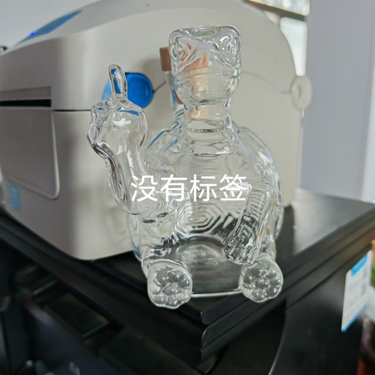 Independent site new animal whiskey decanter AnimalWhiskeyBottle glass bottle