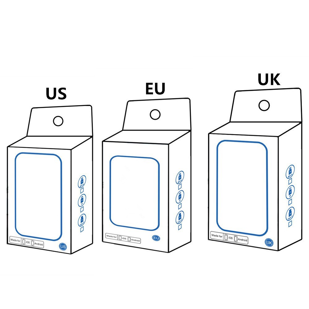 Digital Display 2USB+2Type-C Digital Phone Charger Multi-Port Charging Head UK Plug