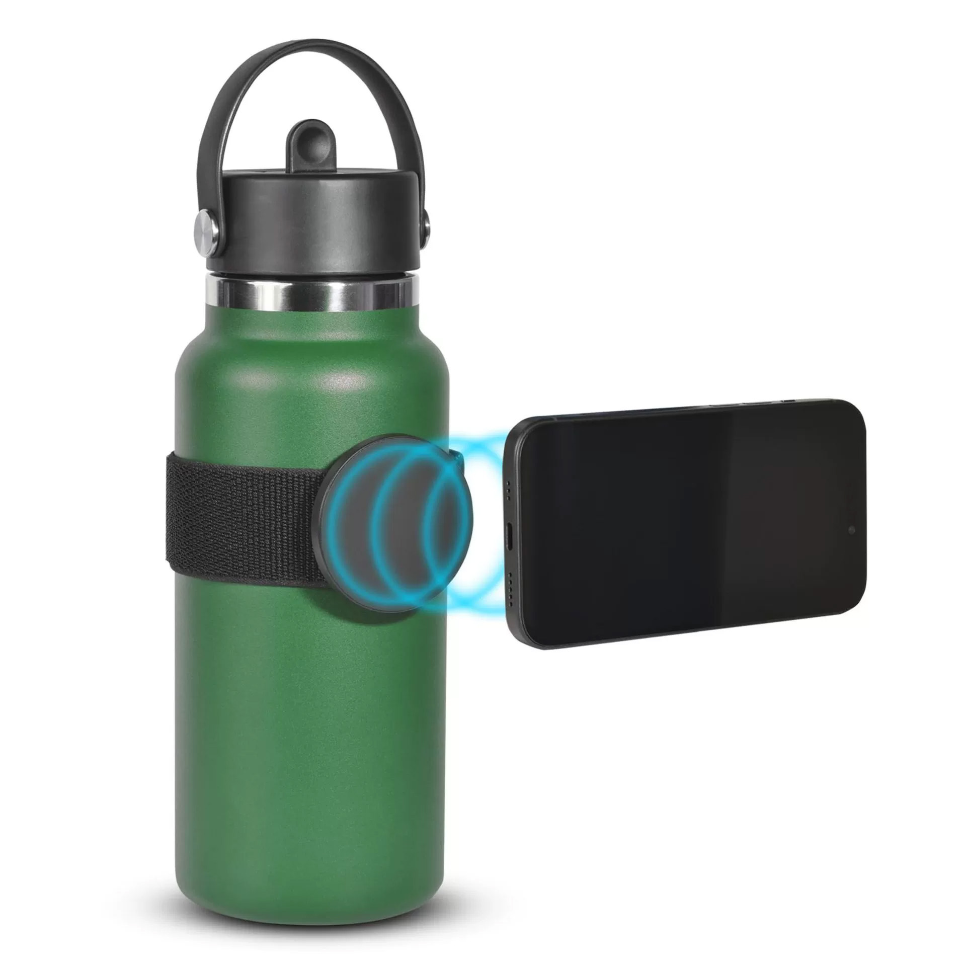 Outdoor Portable MagSafe Strap-Type Magnetic Water Cup Holder for Apple Android Phone