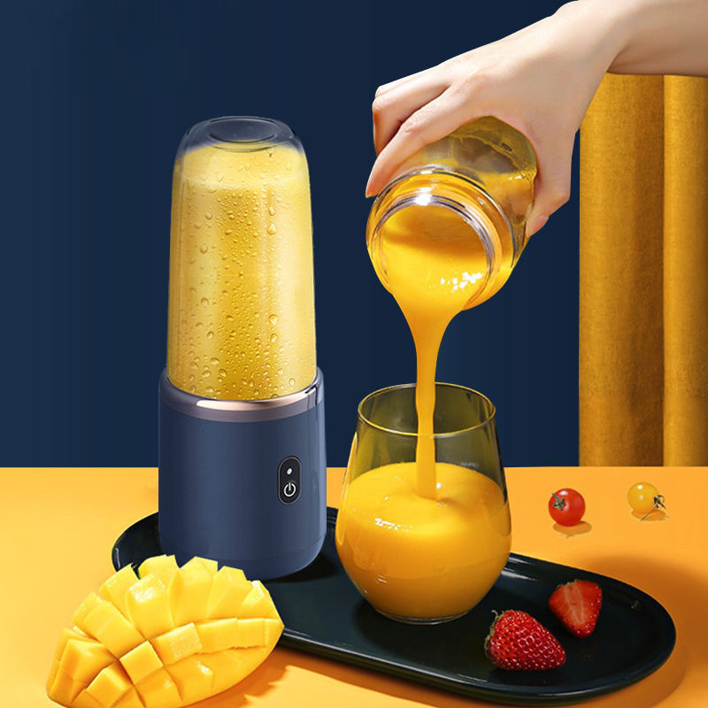 New Double Cup Juicer Portable Rechargeable Small Juicer Cup Household Multifunctional Fruit Juicer