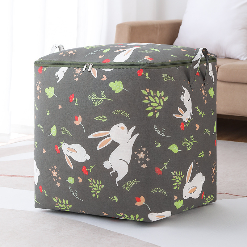 Clothes Storage Basket, Oxford Fabric Storage Bag, Quilt Moving Packing Bag, Storage Box, Large Capacity Storage