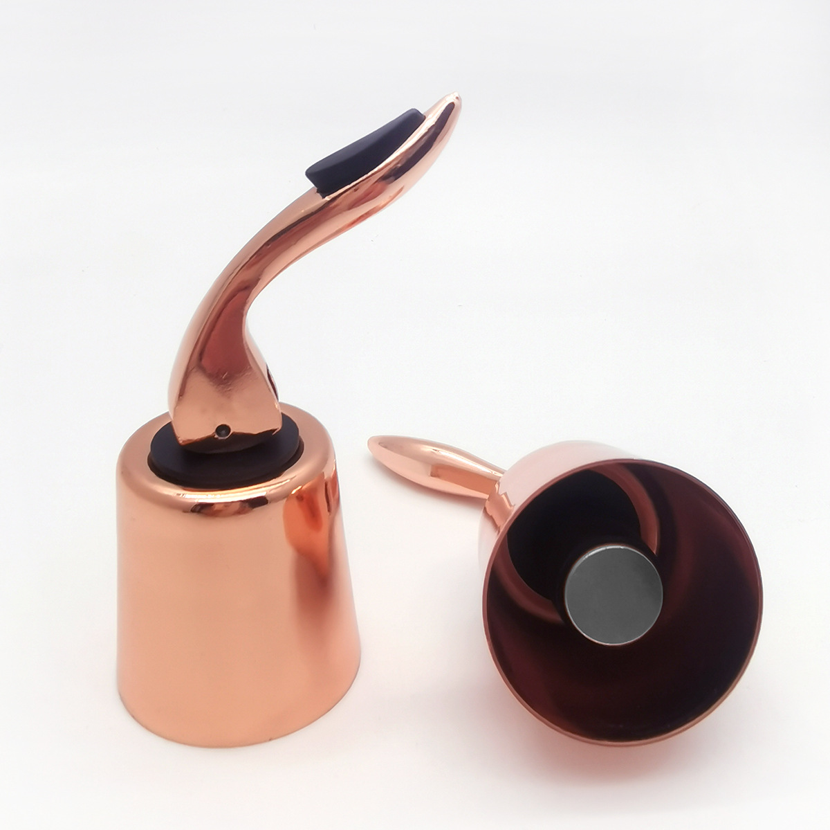 Thickened stainless steel rod wine stopper red wine fresh-keeping sealing stopper household bottle stopper