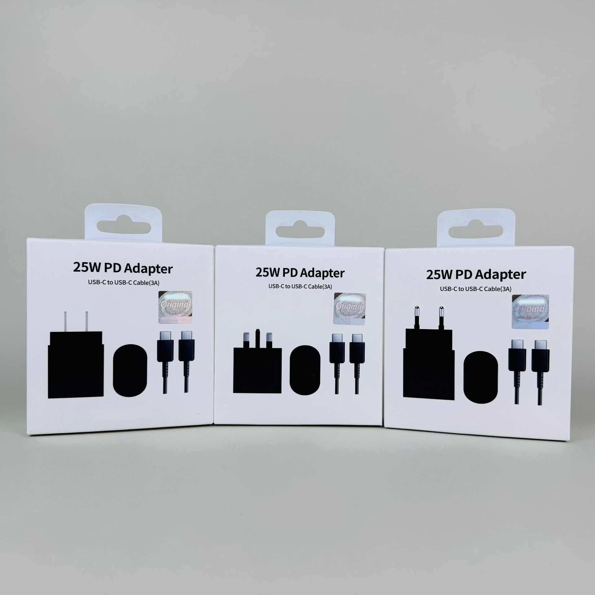 Applicable Samsung PD25W Charger Mobile 45W European Standard Fast Charging Head American Standard British Standard Fast Charging Head