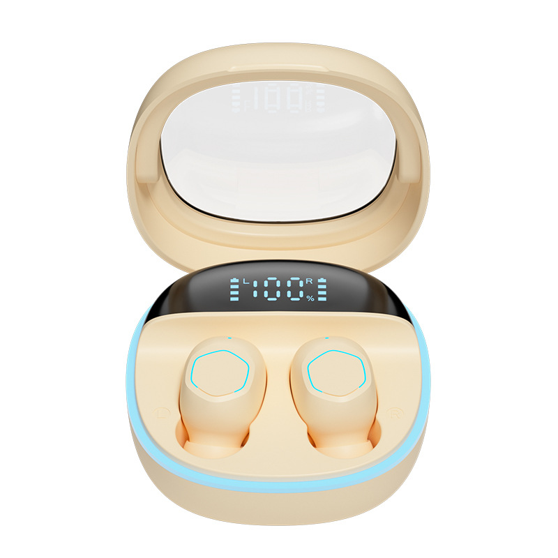 New M41 Bluetooth earphones true wireless in-ear 5.3 transparent smart digital display earphones noise-canceling long battery life