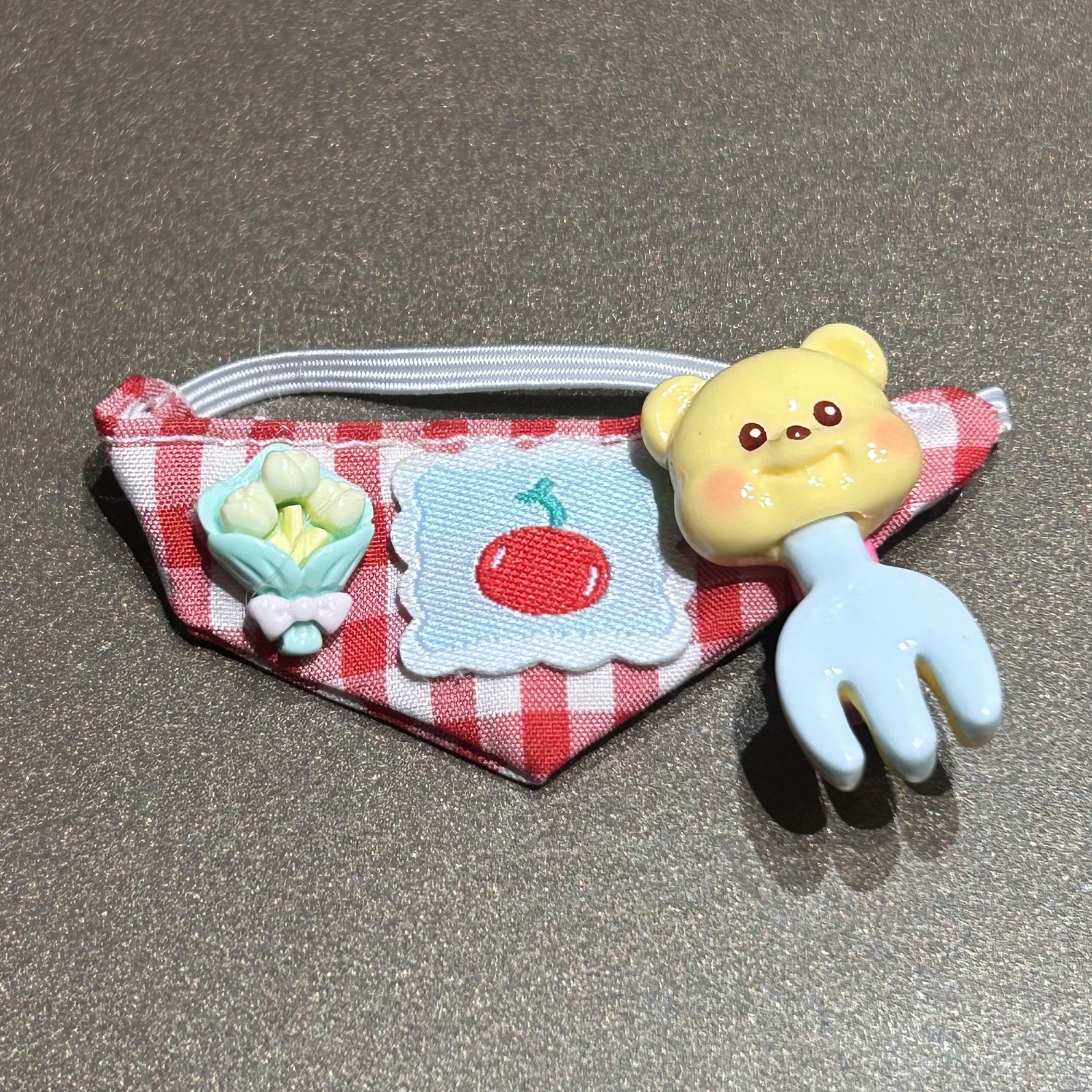 13cm self-mocking bear bib 10cm doll bib nagano cotton doll triangle scarf bib