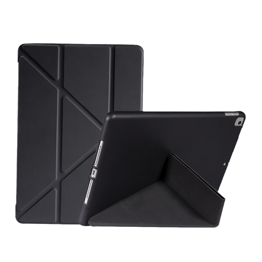 Compatible 2024 M2 Protective Case Deformable Y-fold iPad 10.2 Leather Case Air 6 New 10th Generation Pro 11 Protective Case