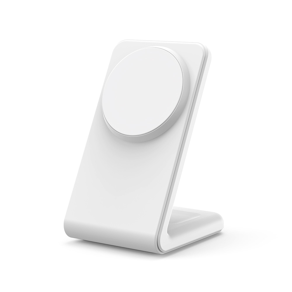 2-in-1 Magnetic Wireless Charger Foldable Stand for Apple Magnetic Phone 15W Fast Wireless Charging