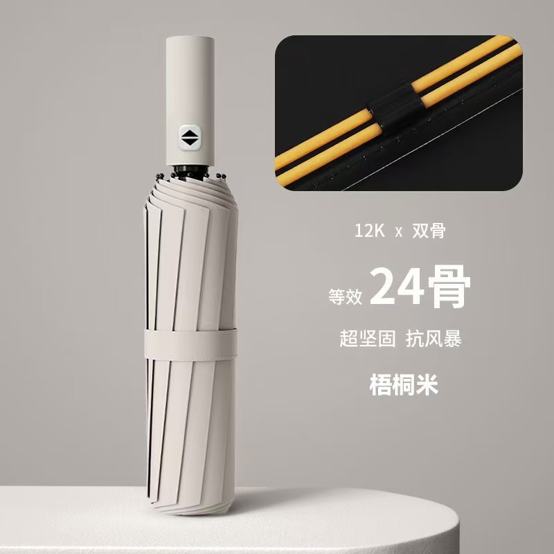 【②④骨自动伞】*梧桐米