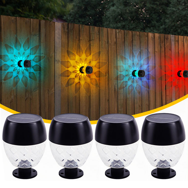 New solar wall light up and down light outdoor garden light automatic on at dusk home garden decoration light