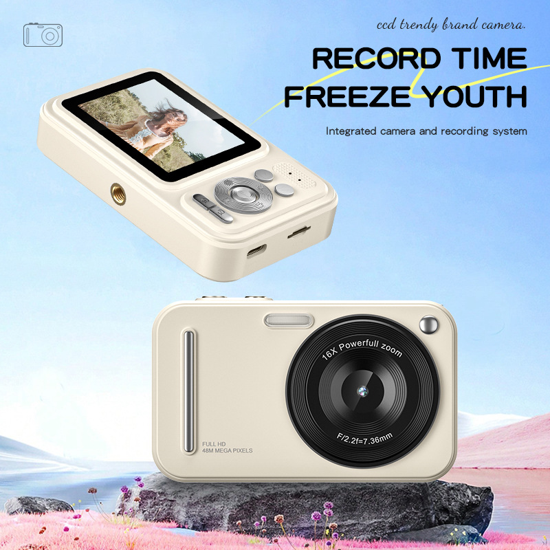 Student Camera 72MP CCD Digital Camera 16x Optical Zoom HD Photography Sports Camera