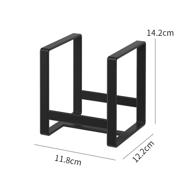 Japanese-Style Drain Rack, Plate and Bowl Holder, Kitchen Storage Organizer, Cabinet Shelf, Dinner Plate and Bowl Rack, Cutting Board and Pot Lid Holder