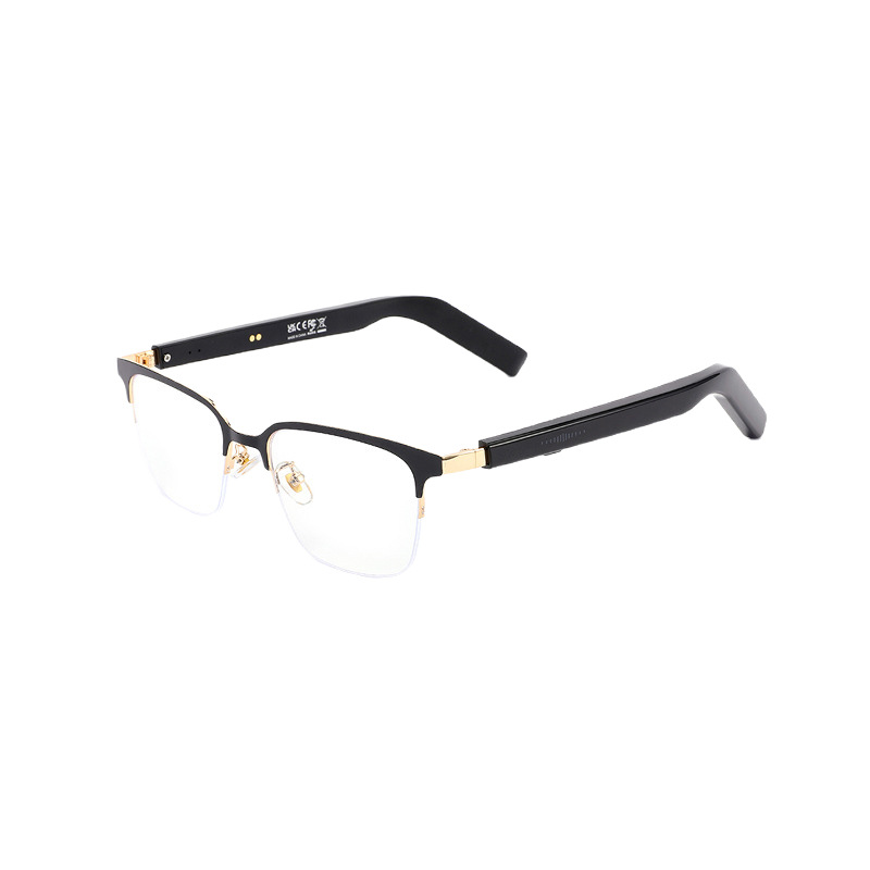 AI Smart Bluetooth Glasses Temple Button Touch Compatible with Multiple Frames